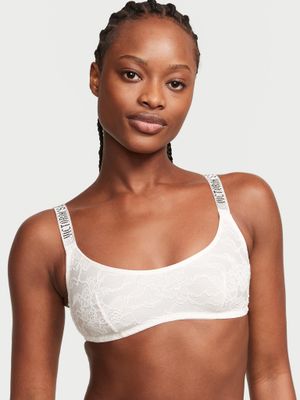 Shine Strap Lace Scoop Bralette