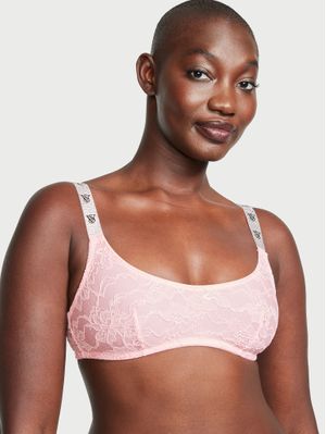 Shine Strap Lace Scoop Bralette