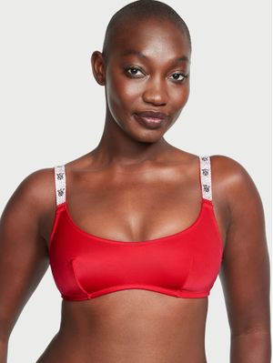 Shine Strap Scoop Bralette