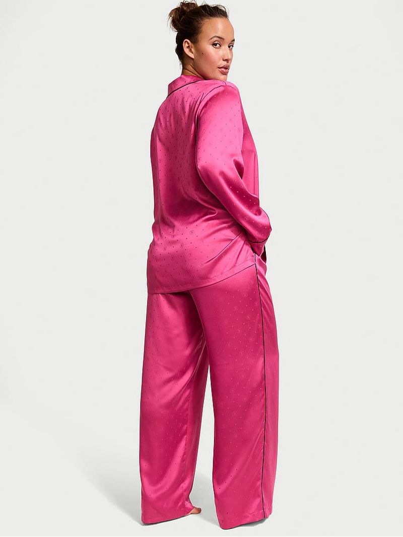 Pijama-Pantalon-de-Satin-Luscious-Rose